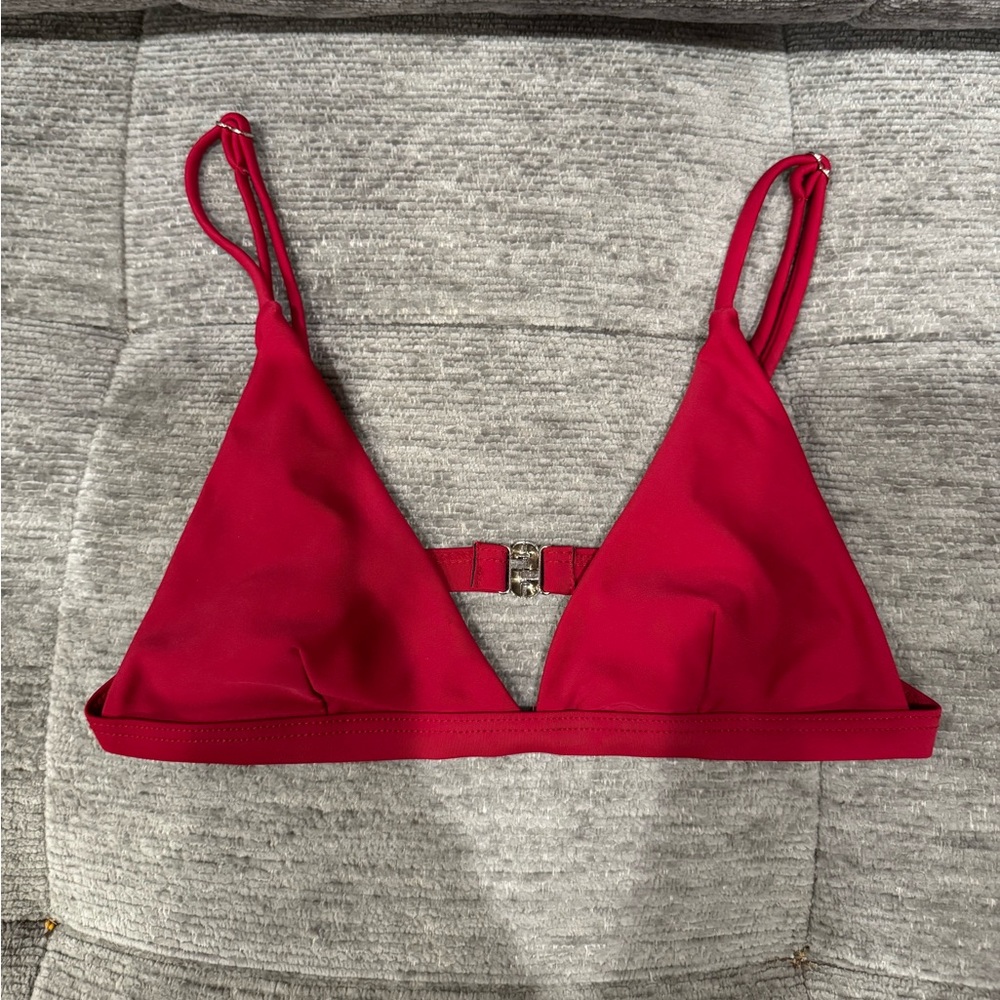 Red bikini top